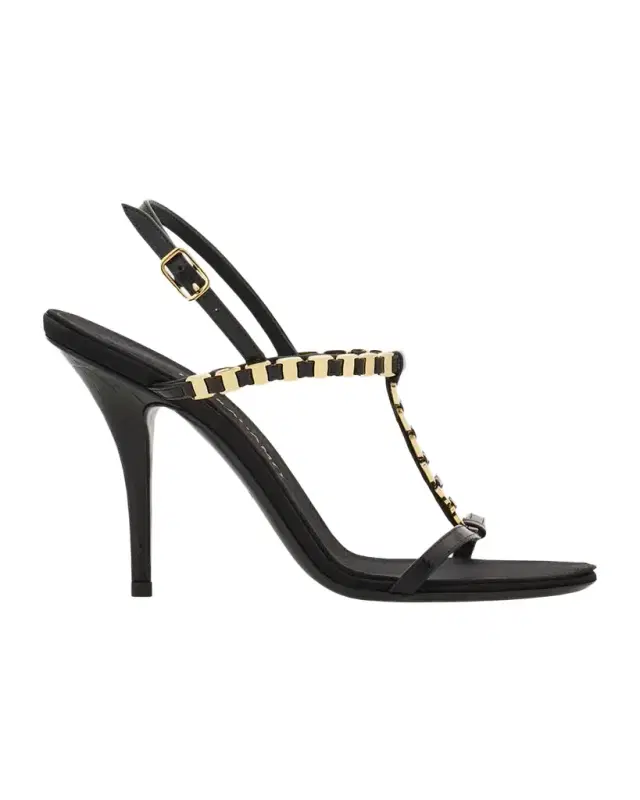 Ferragamo 95mm Estea Gancini Leather Sandals