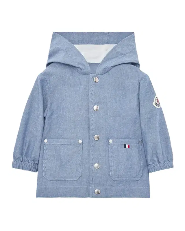 Moncler Boy 's Nur Cotton Chambray Jacket, Size 6M-3