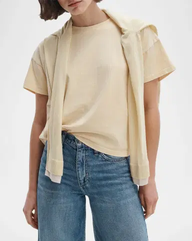 rag & bone Boxy Washed Cotton Tee | Thumbnail 4