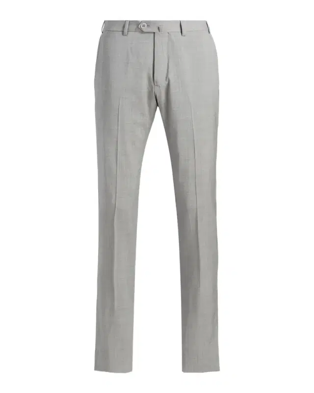 Emporio Armani Men's Wool Sharkskin Flat-Front Trousers