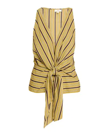 A.L.C. Elle Stripe Sleeveless Tie-Front Top | Thumbnail 1