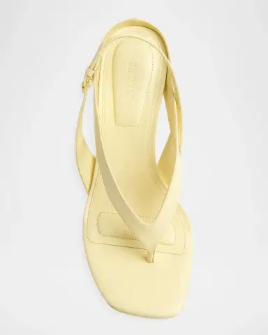 Simkhai Darya Leather Wedge Thong Sandals | Thumbnail 2 Simkhai Darya Leather Wedge Thong Sandals | Thumbnail 2