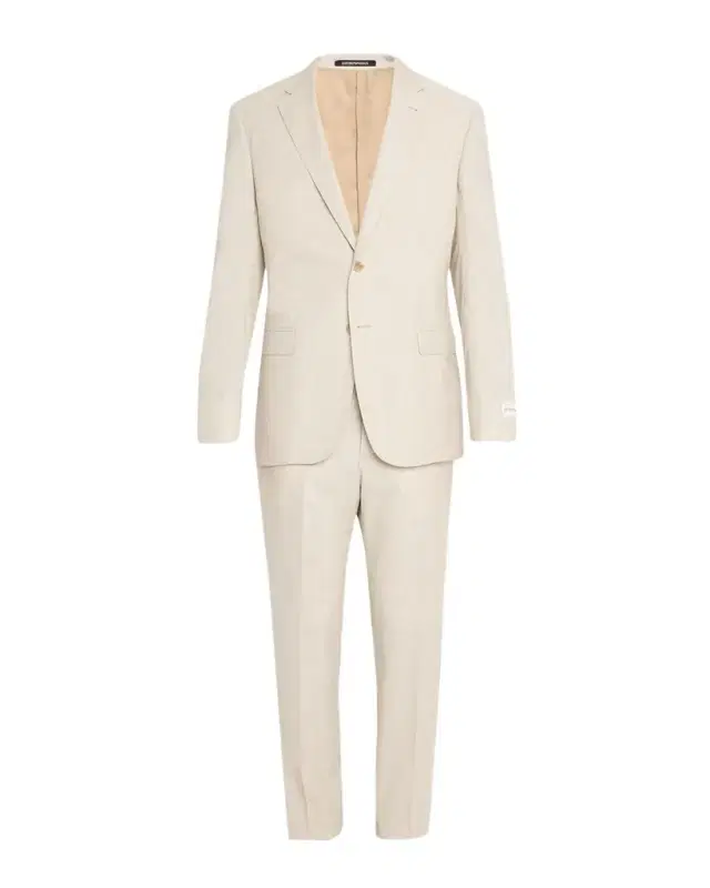 Emporio Armani Men's Wool, Cotton and Silk Sharkskin Two-Piece Suit