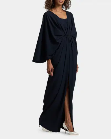 Amsale Twist-Waist Draped Gown | Thumbnail 7 Amsale Twist-Waist Draped Gown | Thumbnail 7