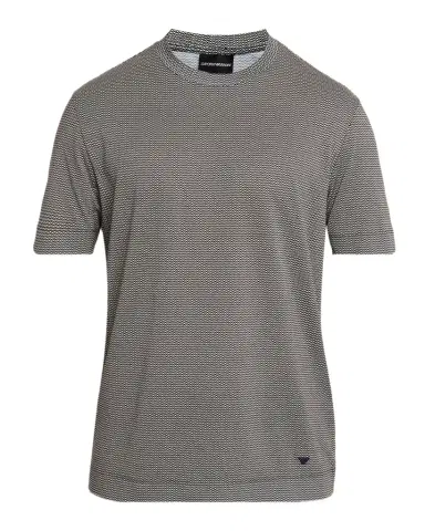 Emporio Armani Men's Icon Jacquard Jersey T-Shirt | Thumbnail 1