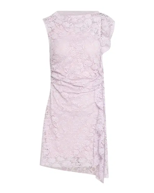 Astra Lace Ruffle Mini Dress