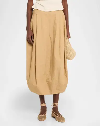 A.L.C. Veda Stretch Cotton Midi Skirt | Thumbnail 4
