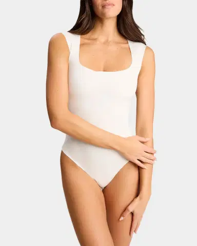 Commando Cap-Sleeve Neoprene Thong Bodysuit | Thumbnail 4 Commando Cap-Sleeve Neoprene Thong Bodysuit | Thumbnail 4