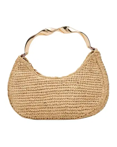 SIMKHAI Nixi Twist Raffia Top-Handle Bag | Thumbnail 1