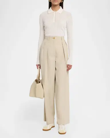 The Row Tori Cotton-Silk Top | Thumbnail 2