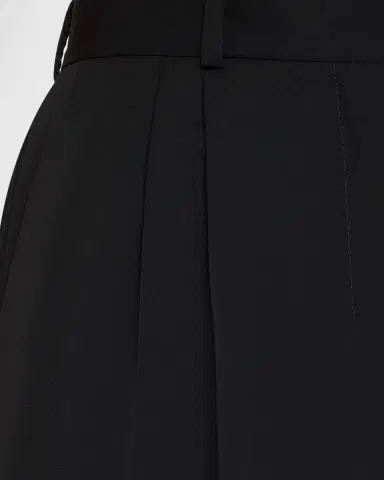 The Row Lior Double-Pleated Wide-Leg Ankle Pants | Thumbnail 5