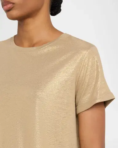 Kobi Halperin Meegan Crewneck Shimmer Knit Tee | Thumbnail 5 Kobi Halperin Meegan Crewneck Shimmer Knit Tee | Thumbnail 5