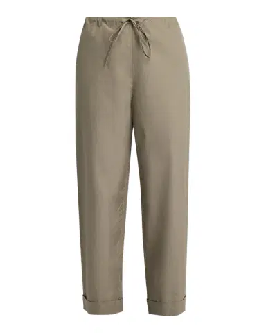 The Row Delano Straight-Leg Cotton Poplin Pants | Thumbnail 1 The Row Delano Straight-Leg Cotton Poplin Pants | Thumbnail 1