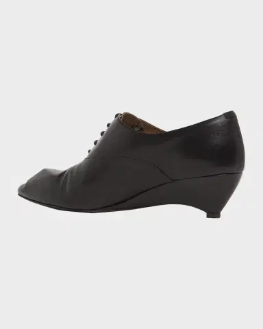 Jil Sander 35mm Leather Oxford Wedges | Thumbnail 4