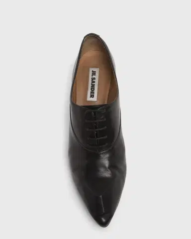 Jil Sander 35mm Leather Oxford Wedges | Thumbnail 6