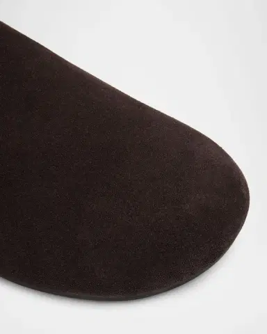THE ROW Men 's Hudson Suede Mules | Thumbnail 5