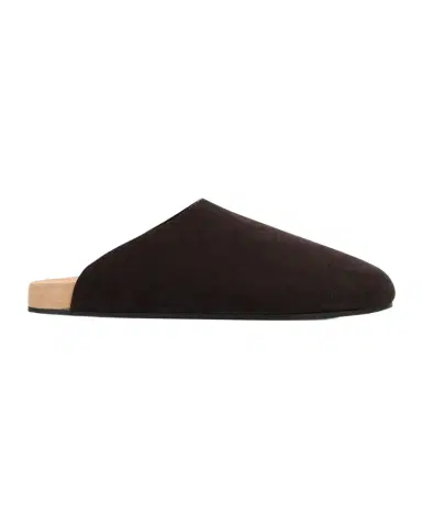 THE ROW Men 's Hudson Suede Mules | Thumbnail 1