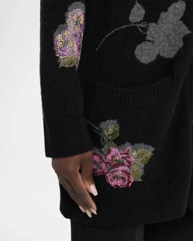 Libertine Primrose Shadow Cashmere V-Neck Cardigan | Thumbnail 5 Libertine Primrose Shadow Cashmere V-Neck Cardigan | Thumbnail 5