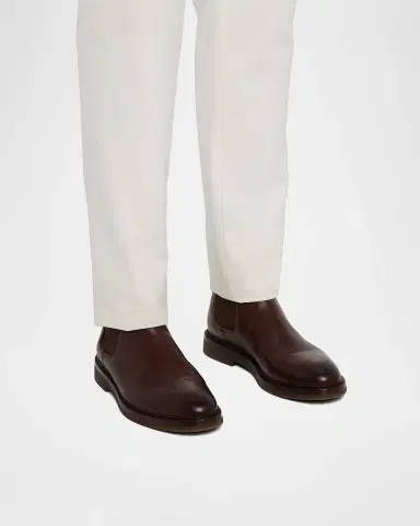 Brunello Cucinelli Men's Gored Tall Chelsea Boots | Thumbnail 2 Brunello Cucinelli Men's Gored Tall Chelsea Boots | Thumbnail 2