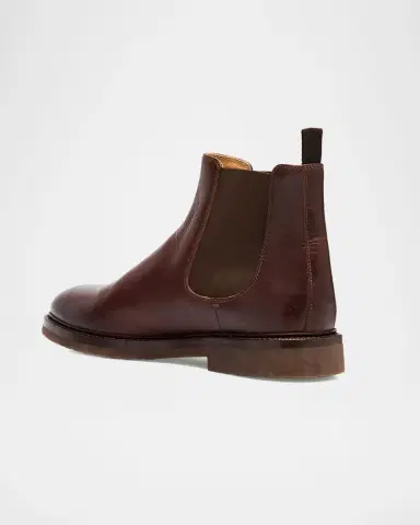 Brunello Cucinelli Men's Gored Tall Chelsea Boots | Thumbnail 4 Brunello Cucinelli Men's Gored Tall Chelsea Boots | Thumbnail 4