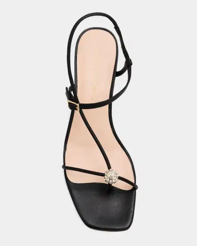 Loeffler Randall 70mm Triana Strappy Crystal Leather Mid-Heel Sandals | Thumbnail 6