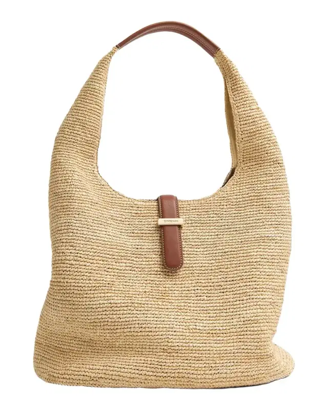 Khai Small Raffia Tote Bag