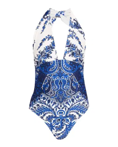 Kobi Halperin Elise Halter One-Piece Swimsuit | Thumbnail 1