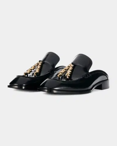 LOEWE Edge Leather Loafer Mules | Thumbnail 3 LOEWE Edge Leather Loafer Mules | Thumbnail 3