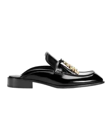 LOEWE Edge Leather Loafer Mules | Thumbnail 1 LOEWE Edge Leather Loafer Mules | Thumbnail 1