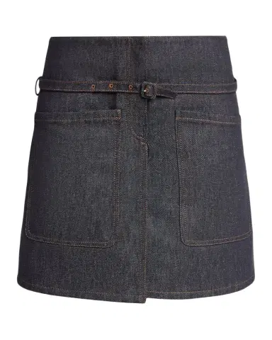 Courreges Two Pockets Denim Mini Skirt With Belt | Thumbnail 1 Courreges Two Pockets Denim Mini Skirt With Belt | Thumbnail 1