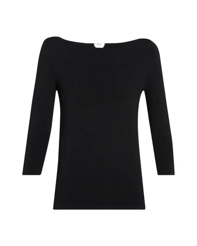 Cordoba Boatneck Stretch Cotton Top