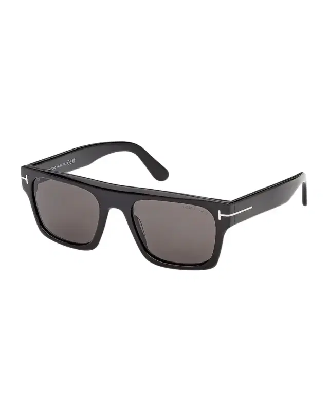 TOM FORD Men 's Cyrus 02 53mm Square Acetate Sunglasses