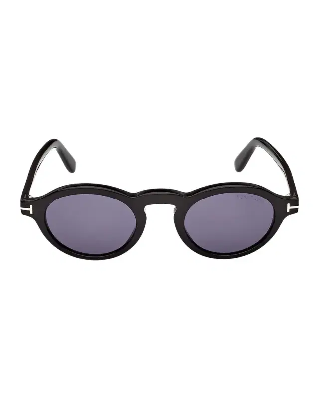 TOM FORD Men 's Aristotele-02 Acetate Round Sunglasses