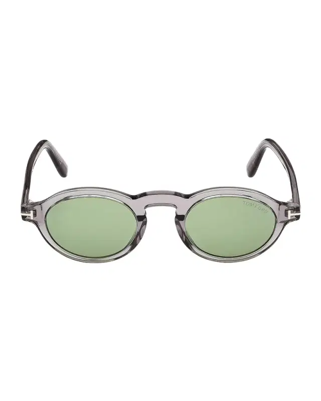 TOM FORD Men 's Aristotele-02 Acetate Round Sunglasses
