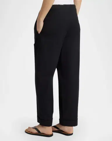 The Row Delano Straight-Leg Cotton Poplin Pants | Thumbnail 2 The Row Delano Straight-Leg Cotton Poplin Pants | Thumbnail 2