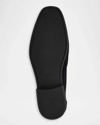 Ferragamo Men's Grandioso Suede Gancio-Bit Loafers | Thumbnail 6 Ferragamo Men's Grandioso Suede Gancio-Bit Loafers | Thumbnail 6