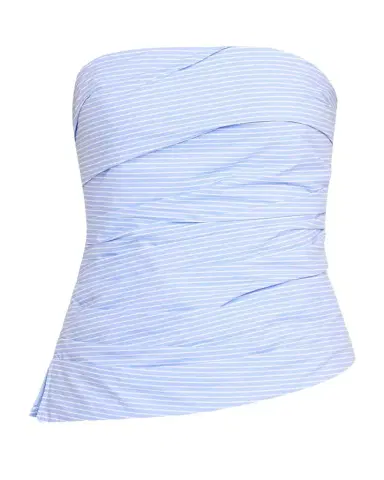 Simkhai Emerson Ruched Strapless Top | Thumbnail 1 Simkhai Emerson Ruched Strapless Top | Thumbnail 1