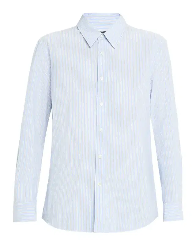 Nili Lotan Raphael Striped Classic Shirt