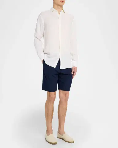 Peter Millar Men's Shoreside Linen Button-Down Shirt | Thumbnail 2