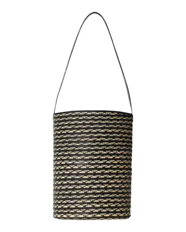 The Row Beau Mini Striped North-South Shoulder Bag | Thumbnail 1 The Row Beau Mini Striped North-South Shoulder Bag | Thumbnail 1