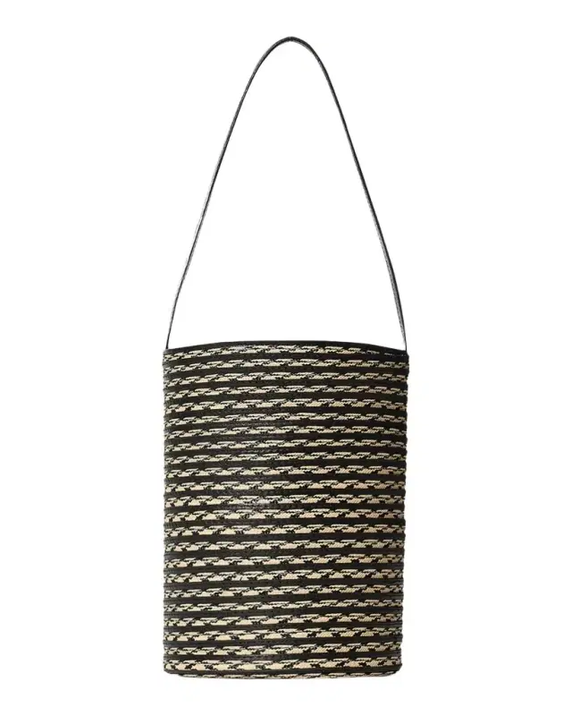 THE ROW Beau Mini Striped North-South Shoulder Bag