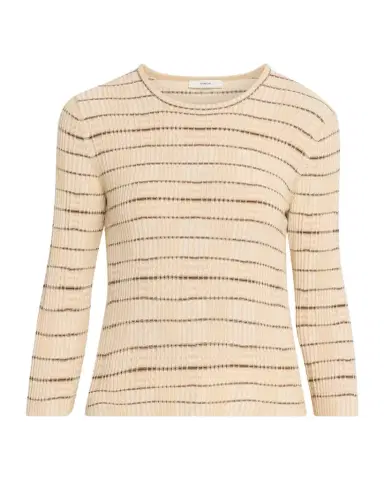 Vince Plaid Elbow-Sleeve Sweater | Thumbnail 1