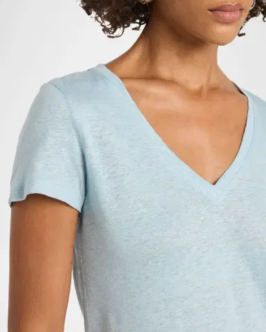 MAJESTIC FILATURES Short-Sleeve Stretch Linen Top | Thumbnail 5 MAJESTIC FILATURES Short-Sleeve Stretch Linen Top | Thumbnail 5