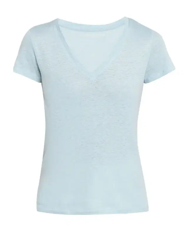 Majestic Filatures Short-Sleeve Stretch Linen Top