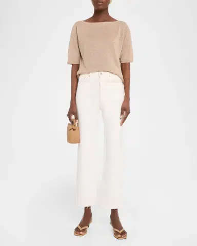 MAJESTIC FILATURES Bateau-Neck Linen Knit Top | Thumbnail 2 MAJESTIC FILATURES Bateau-Neck Linen Knit Top | Thumbnail 2