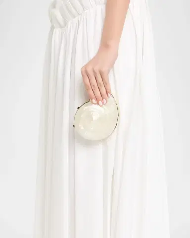 Simkhai Marion Acrylic Shell Clutch Bag | Thumbnail 2