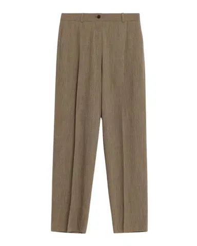 The Row Gianni Wool Pleated Tapered-Leg Pants | Thumbnail 1 The Row Gianni Wool Pleated Tapered-Leg Pants | Thumbnail 1
