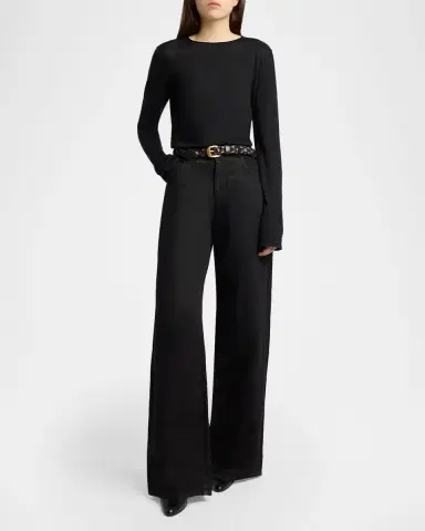 The Row Eglitta Straight-Leg Linen Jeans | Thumbnail 2