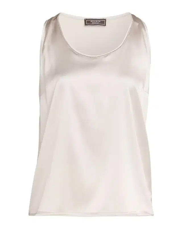 Scoopneck Satin Tank