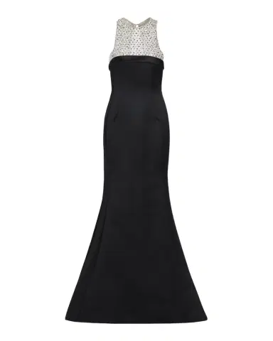 Atelier Prabal Gurung Hunter Crystal And Satin Halter Trumpet Gown | Thumbnail 1 Atelier Prabal Gurung Hunter Crystal And Satin Halter Trumpet Gown | Thumbnail 1